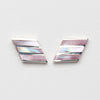 Contemporary Tilted-Square Earrings