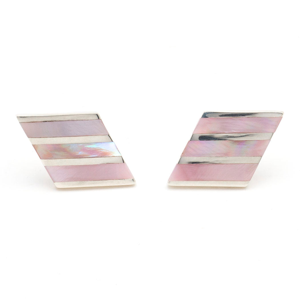 Contemporary Tilted-Square Earrings