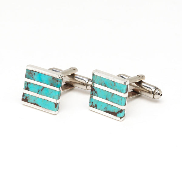 Timeless Turquoise Cuff Links