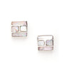 Charming Channel Inlay Post Earrings