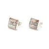 Charming Channel Inlay Post Earrings