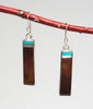 Contemporary Pen Shell Dangle Earrings