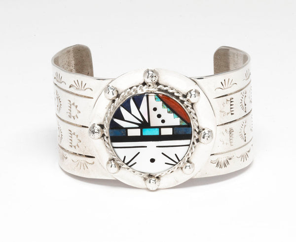 Stone To Stone Sunface Cuff Bracelet
