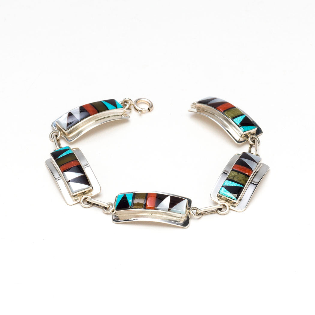 Artisanal Stone To Stone Link Bracelet