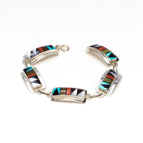 Artisanal Stone To Stone Link Bracelet