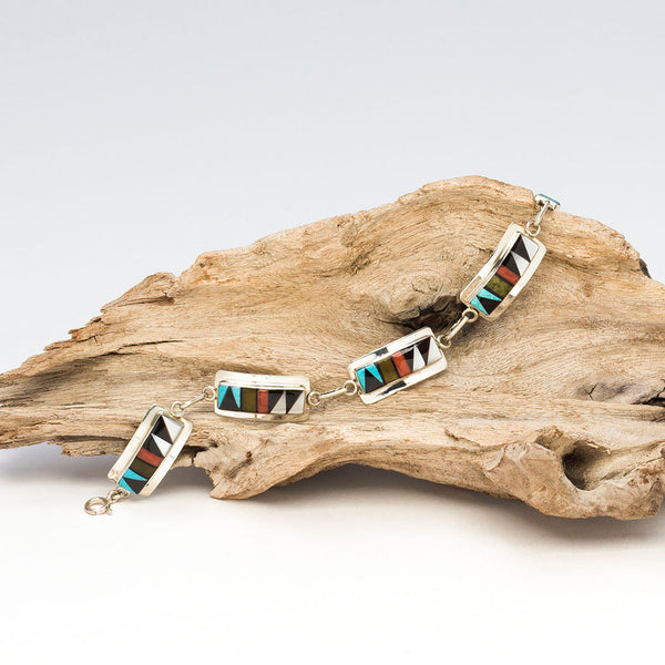 Artisanal Stone To Stone Link Bracelet