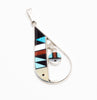 Rainbird & Sunface Inlaid Pendant