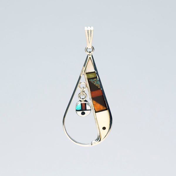 Sunface & Rainbird Pendant