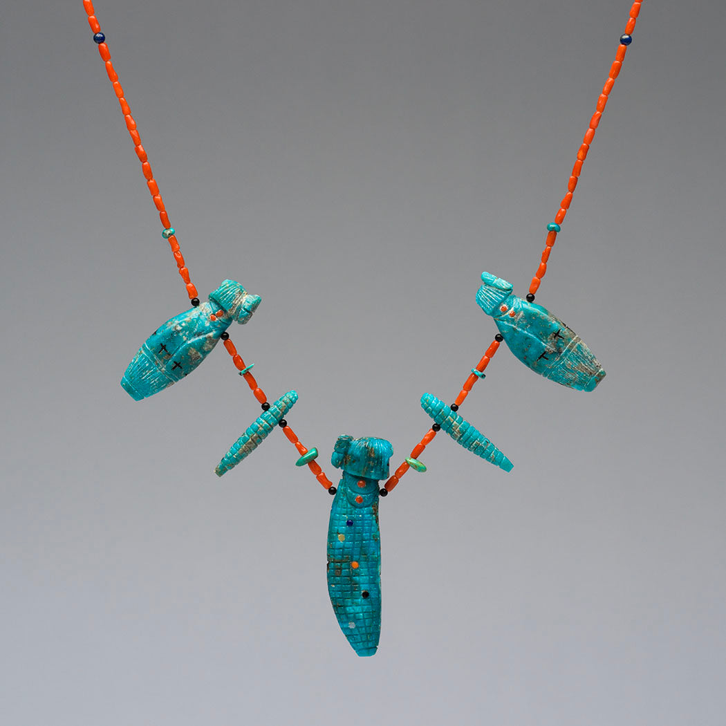 Double-Sided Grandmother & Corn Maiden Necklace