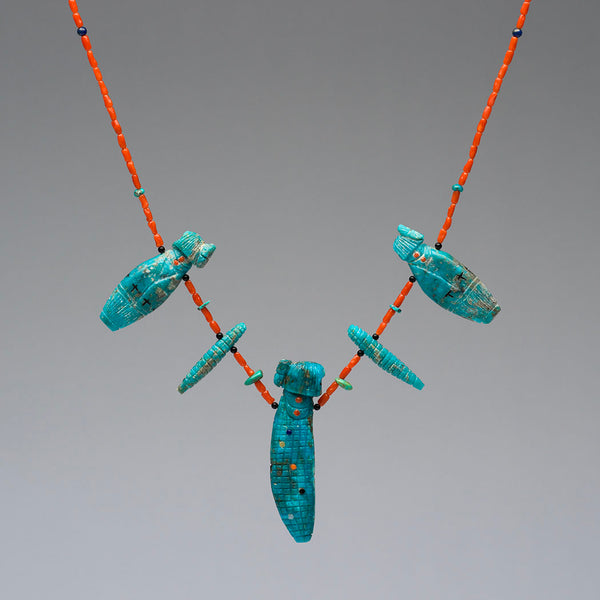 Double-Sided Grandmother & Corn Maiden Necklace