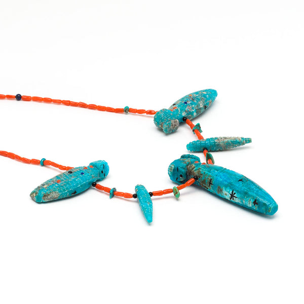 Double-Sided Grandmother & Corn Maiden Necklace