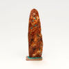 Reversible Red Abalone Shell Corn Maiden & Grandmother