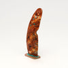 Reversible Red Abalone Shell Corn Maiden & Grandmother