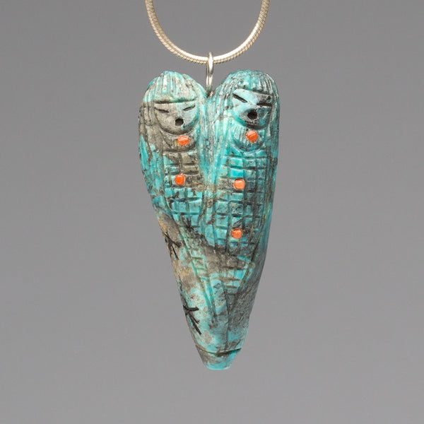 Reversible Heart-Shaped Pendant