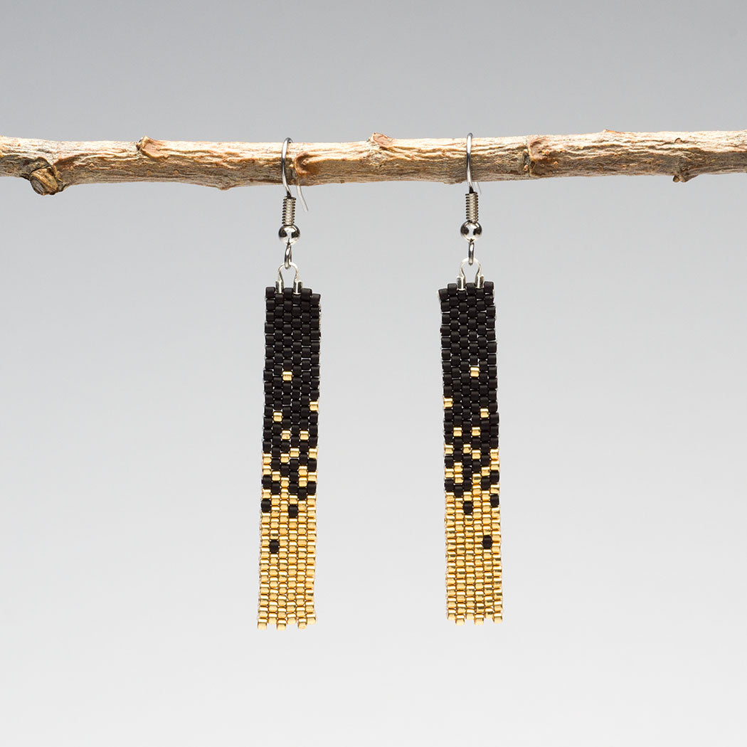 Fashionable Beaded Dangle Earrings