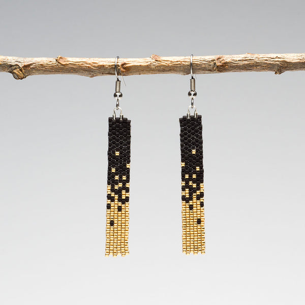 Fashionable Beaded Dangle Earrings