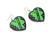 Bold & Beautiful Heart Dangle Earrings