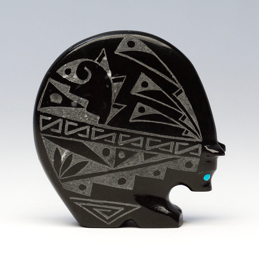 Double-Sided Sgraffito Medicine Bear