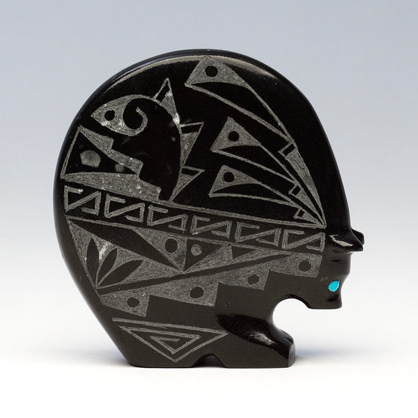 Double-Sided Sgraffito Medicine Bear