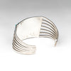 Kingman Turquoise Six Row Cuff Bracelet