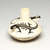 Double Lizards Pottery Vase
