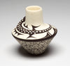Sunning Lizard Small Pottery Vase