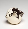 Black & White Small Lizard Seed Pottery