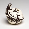 Black & White Small Lizard Seed Pottery