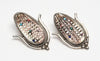 Black Lip Shell Corn Earrings
