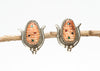 Carved Corn Earrings