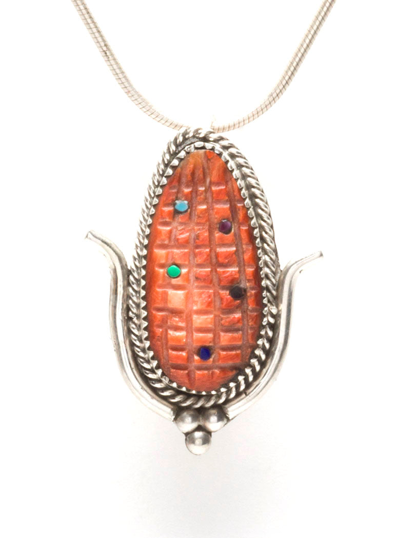 Carved Corn Pin/Pendant