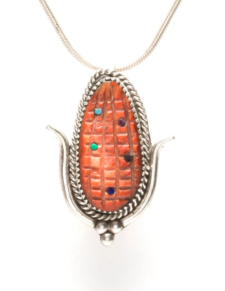 Carved Corn Pin/Pendant