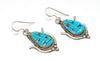 Turquoise Corn Dangle Earrings