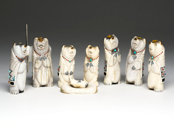 Bear Nativity Set