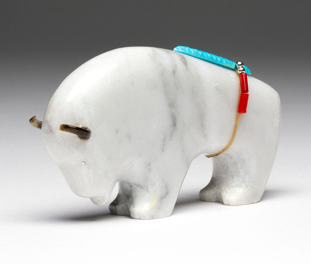 Carrara Marble Bison