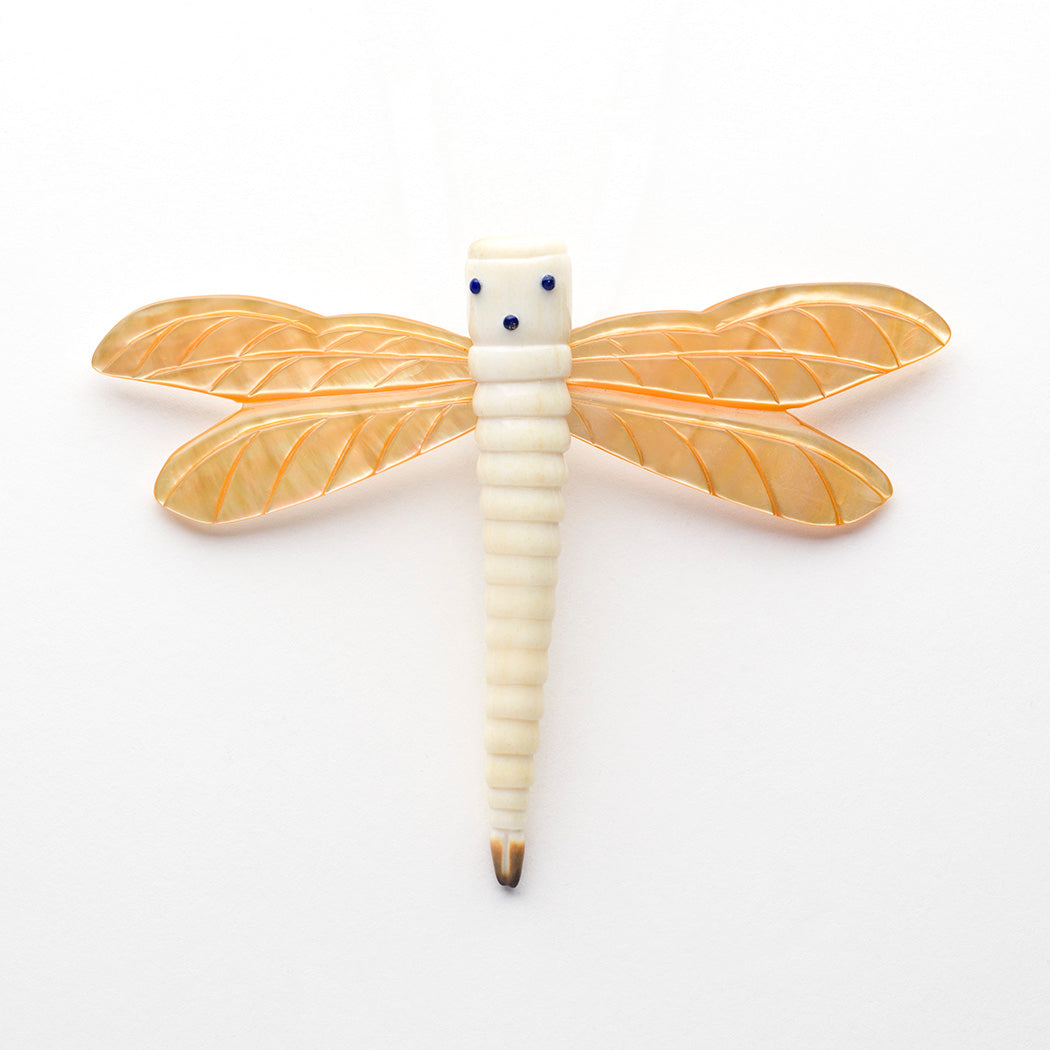 Shimmering Dragonfly Pendant