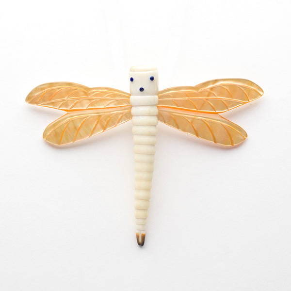 Shimmering Dragonfly Pendant
