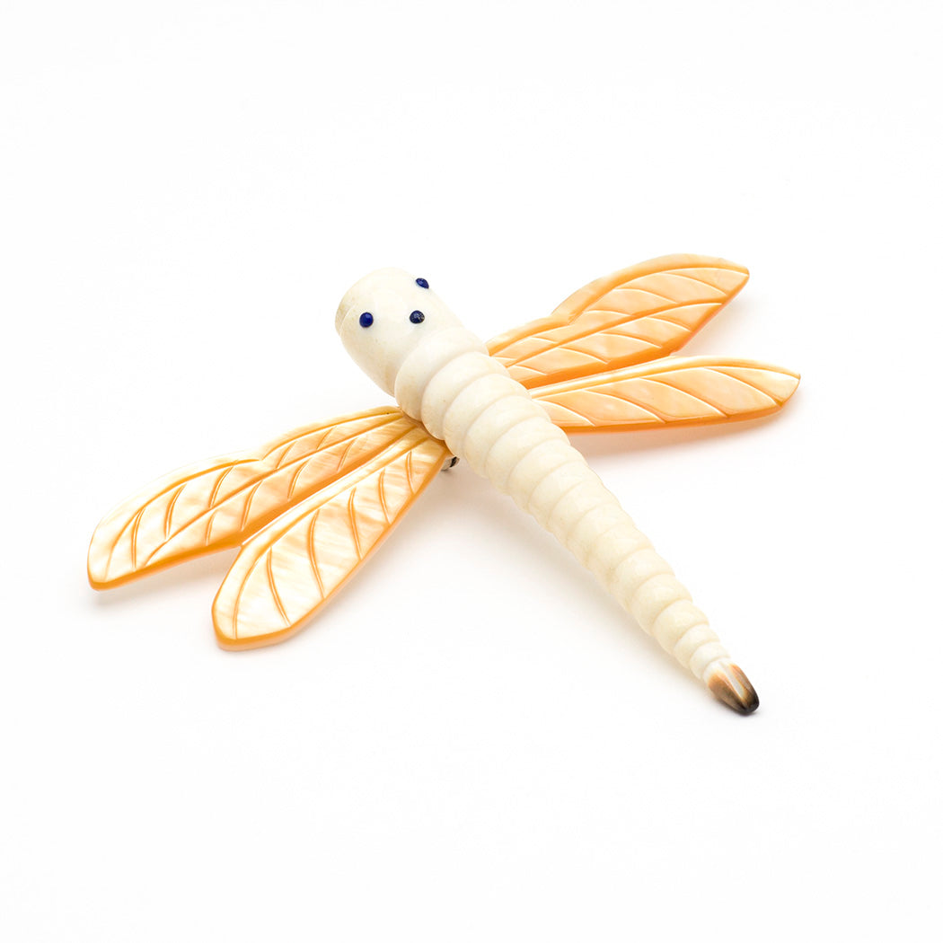 Shimmering Dragonfly Pendant