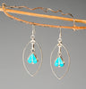 Old Kingman Turquoise Raindrop Earrings