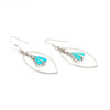Water Is Life Kingman Turquoise Earrings
