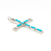 Kingman Turquoise Cross Pendant