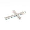 Kingman Turquoise Cross Pendant