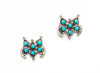 Sleeping Beauty Turquoise Butterfly Earrings