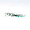 Kingman Turquoise Half Hoop Earrings