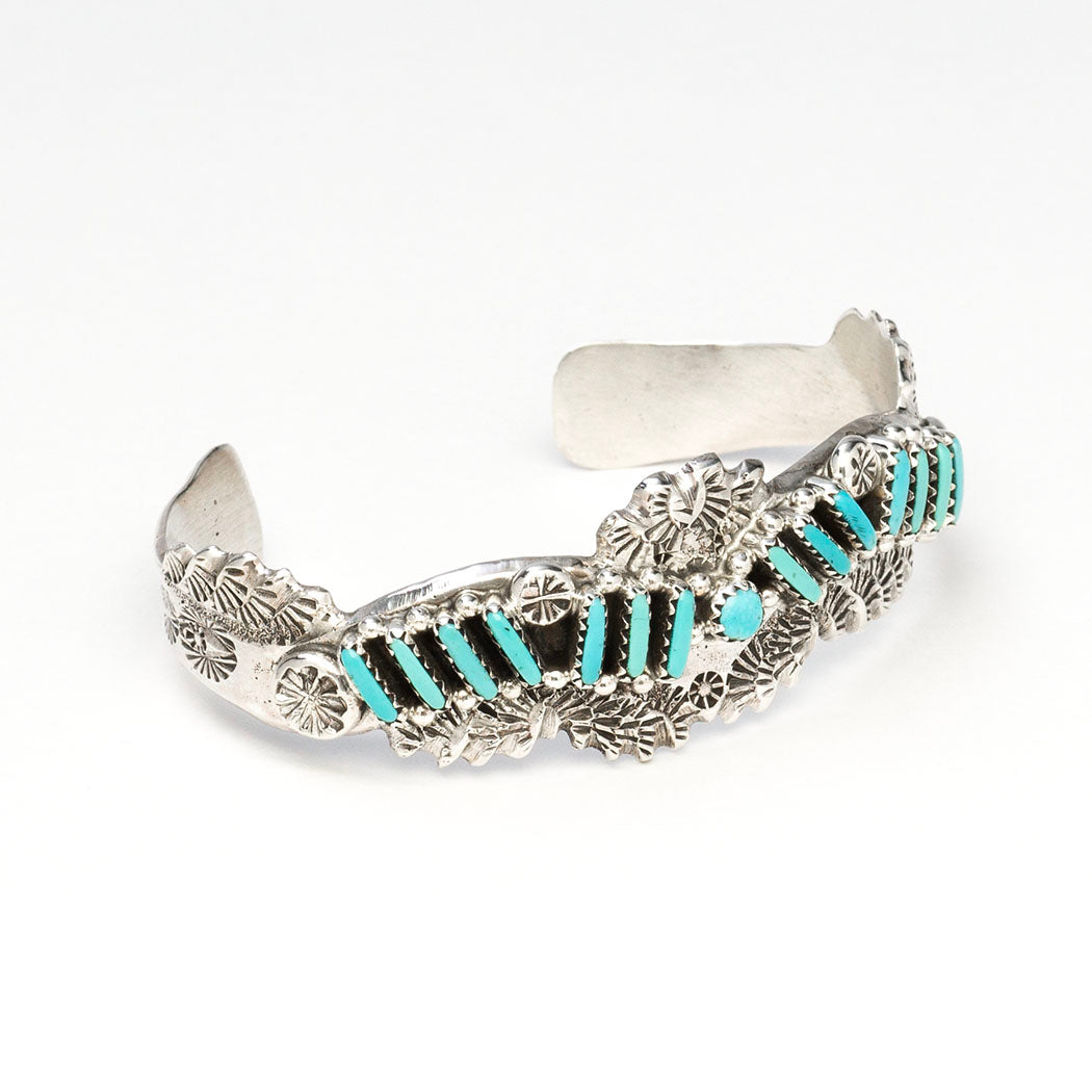 Stunning Needle Point Cuff Bracelet