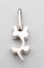 Sterling Silver & Sleeping Beauty Turquoise Flower Pendant