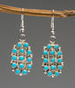 Sleeping Beauty Turquoise Dangle Earrings
