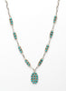 Sleeping Beauty Turquoise Pendant Necklace