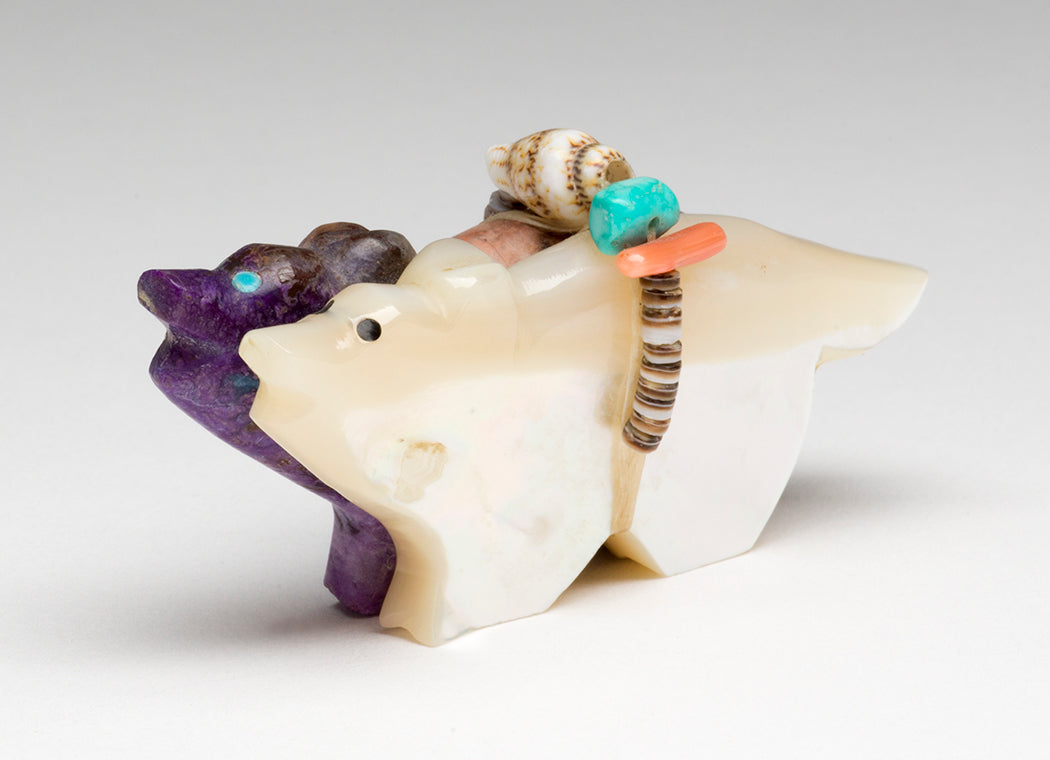 Sugilite & Mother-Of-Pearl Canines