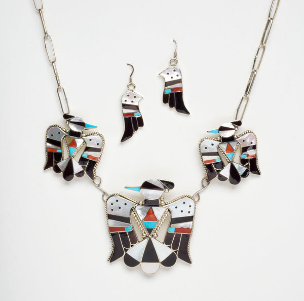 Fabled Phoenix Necklace & Earrings Set